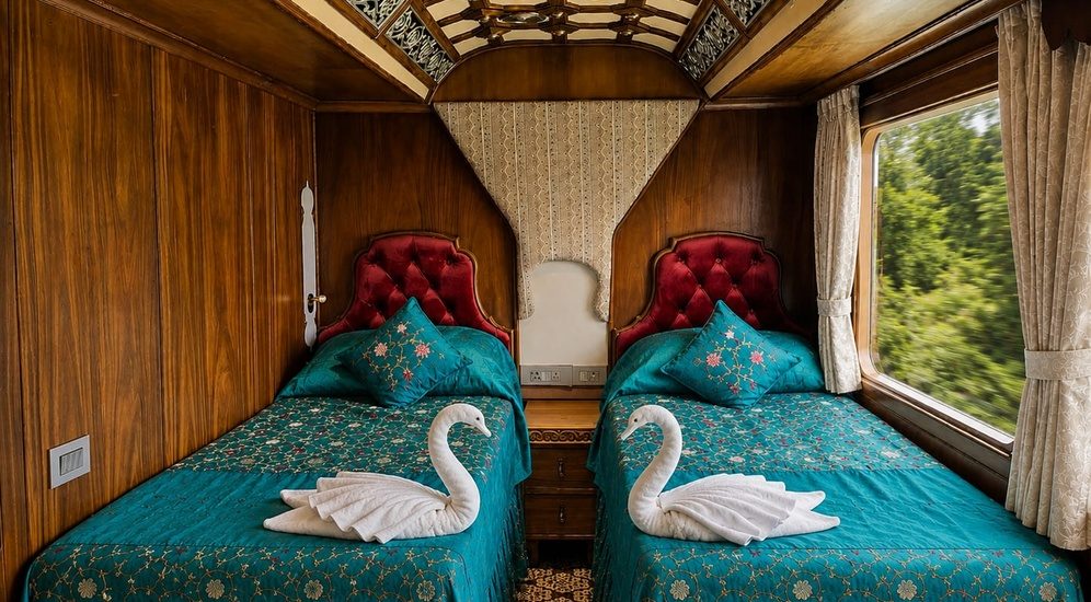 Super Deluxe Cabin aboard the Palace on Wheels